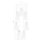 Z-Lite Farrell 7 Light Chandelier, 18in. W x 13.75in. H, Brushed Nickel 3043P7-7R-BN - alternate 7